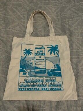 Sun Cruiser Tea Canvas Tote Bag New